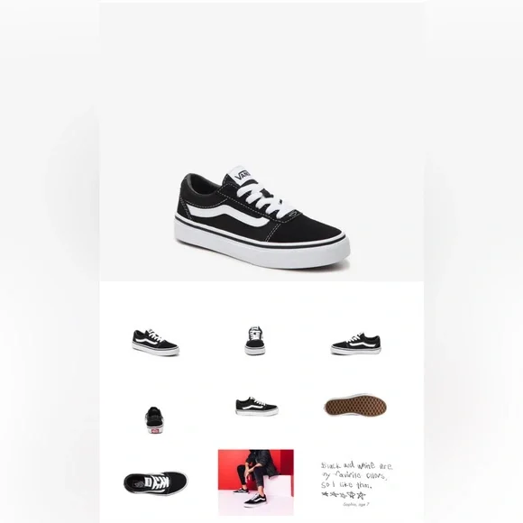 Vans Ward Sneaker - Kids' - Picture 1 of 5